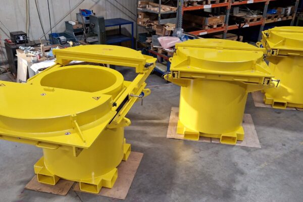 400 Liter Fässer Abschirmungen